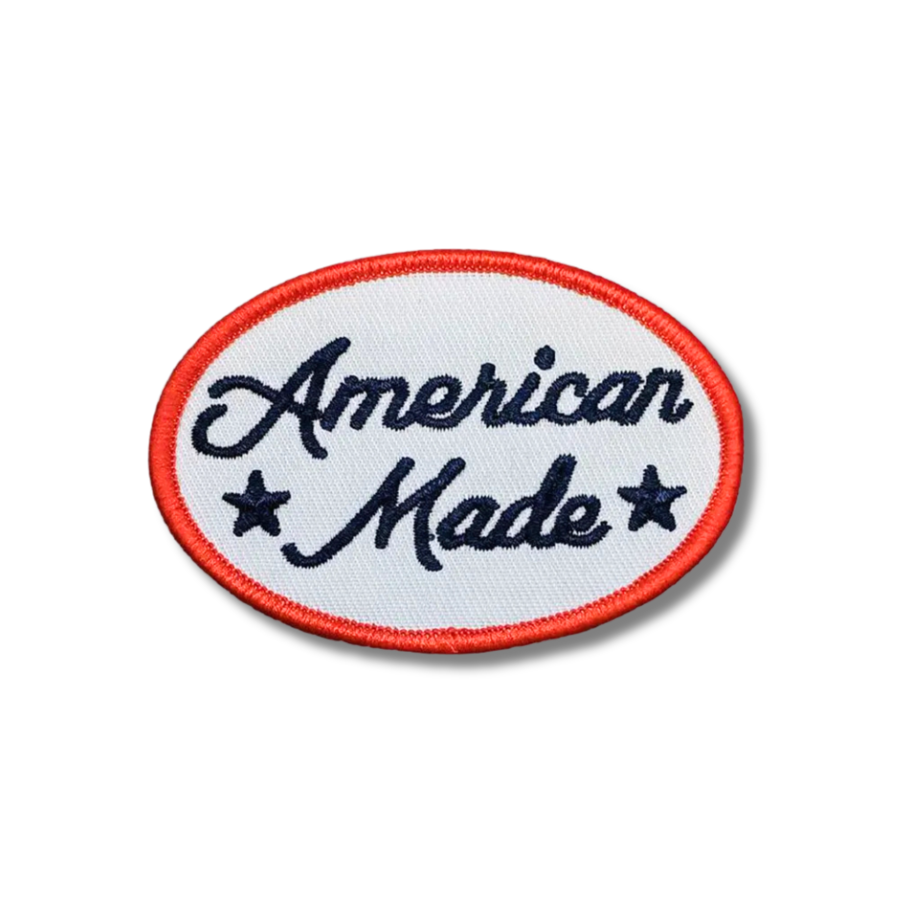 American Made Embroidered Iron On Patch