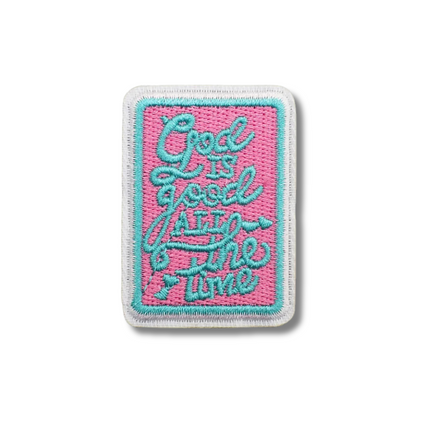 All the Time Embroidered Iron On Patch