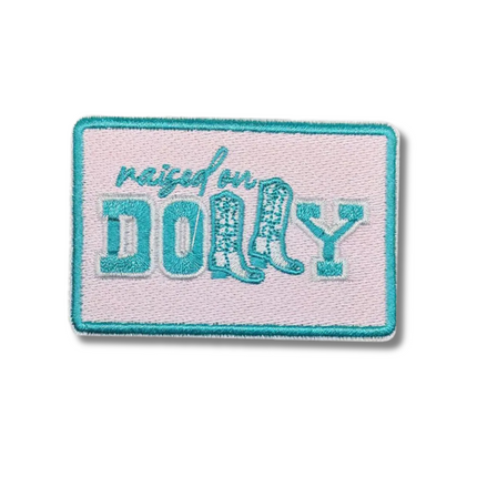 Raised Dolly Embroidered Iron On Patch