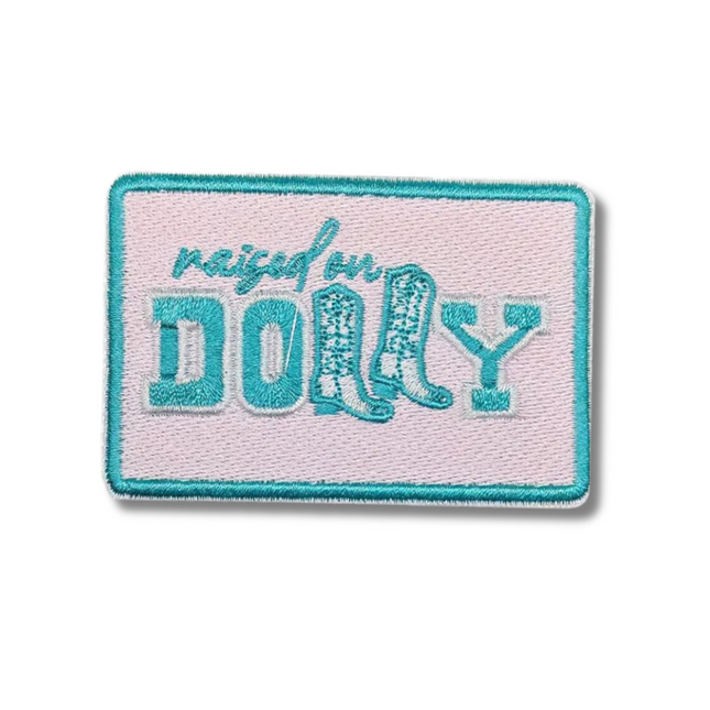 Raised Dolly Embroidered Iron On Patch