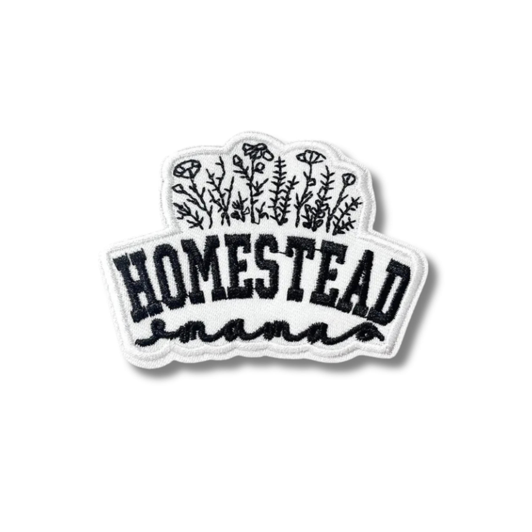 Homestead Mama Embroidered Iron On Patch