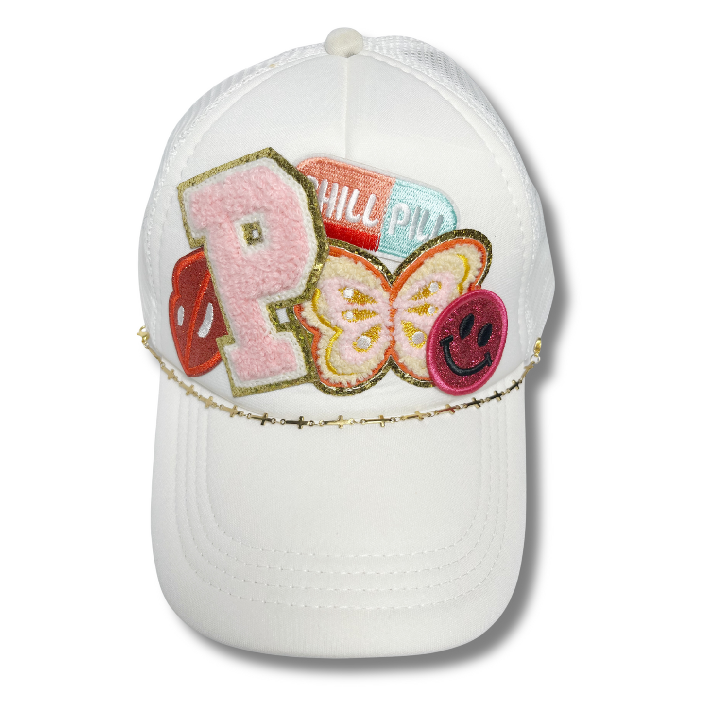 Cross Trucker Hat Chain