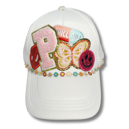 Daisy Trucker Hat Chain