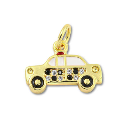 Taxi Gold Charm