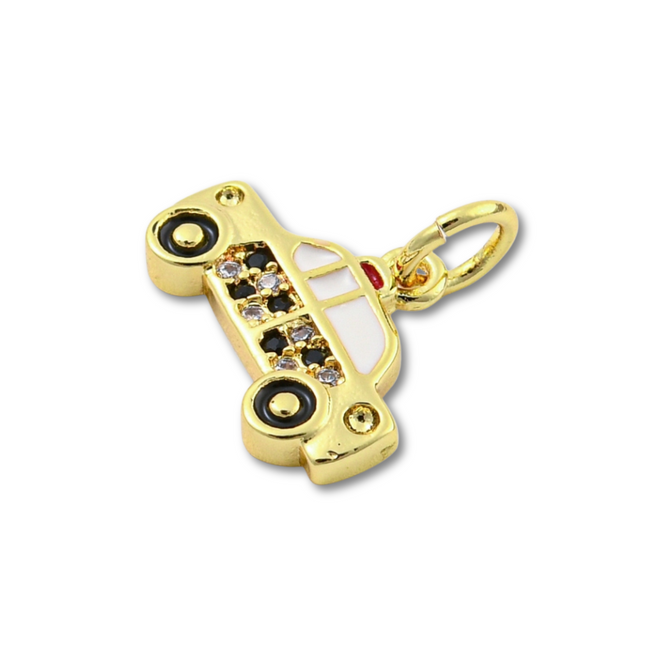 Taxi Gold Charm