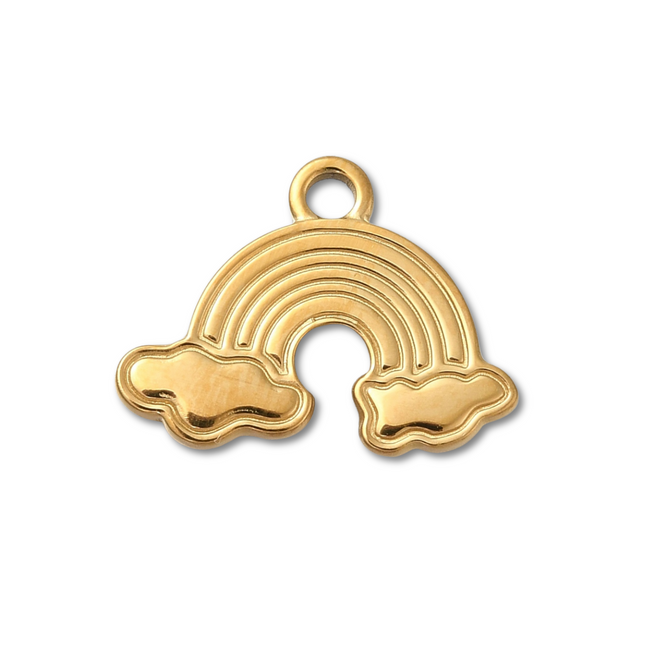 Rainbow Gold Charm