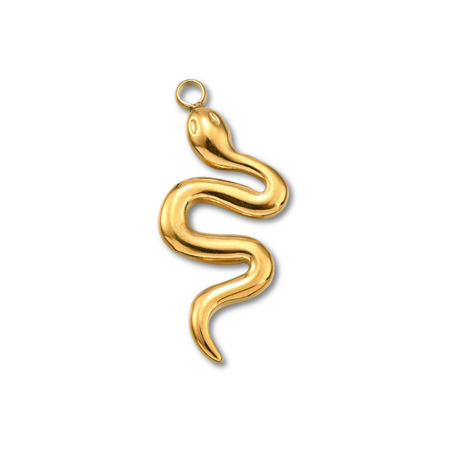 Snake Gold Charm