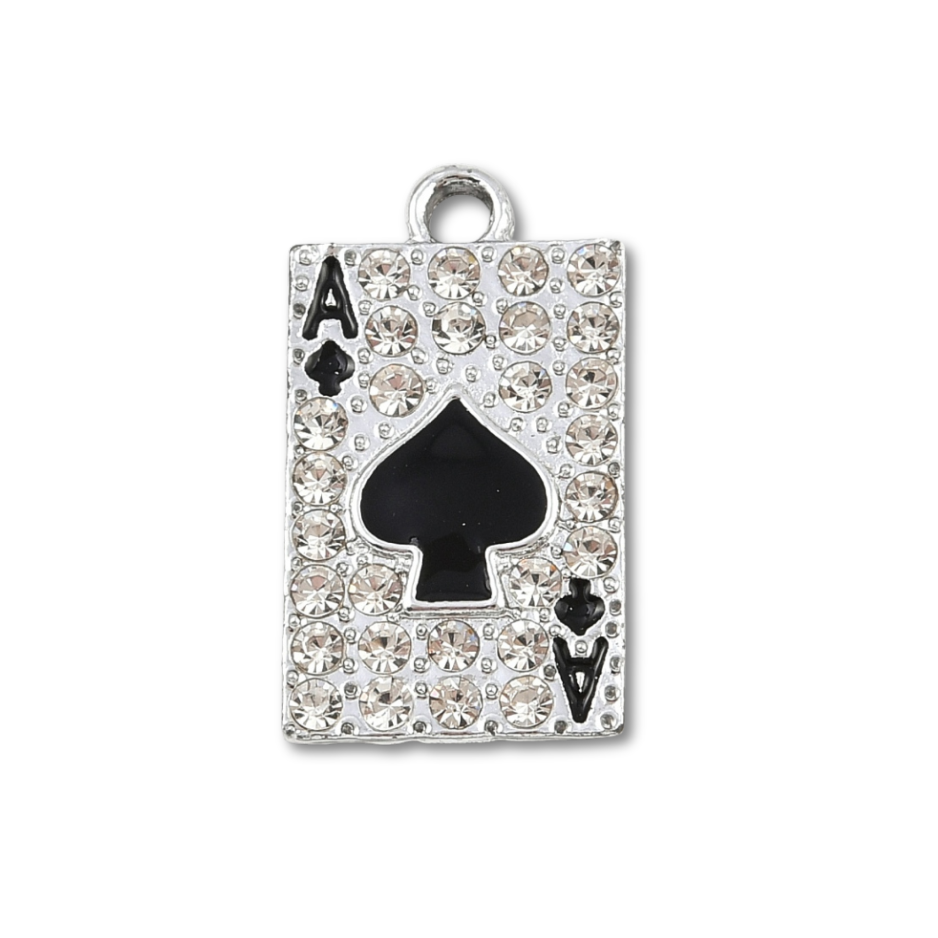 Ace of Spades Silver Charm