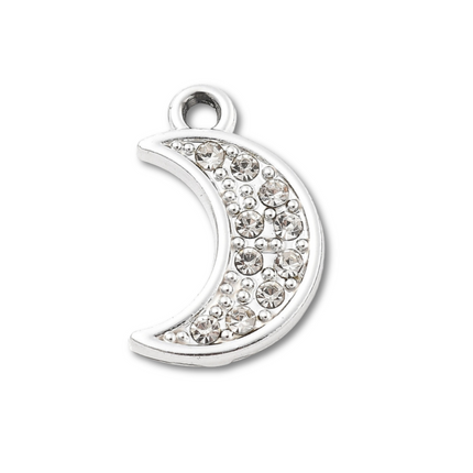Moon Silver Charm