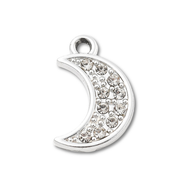 Moon Silver Charm