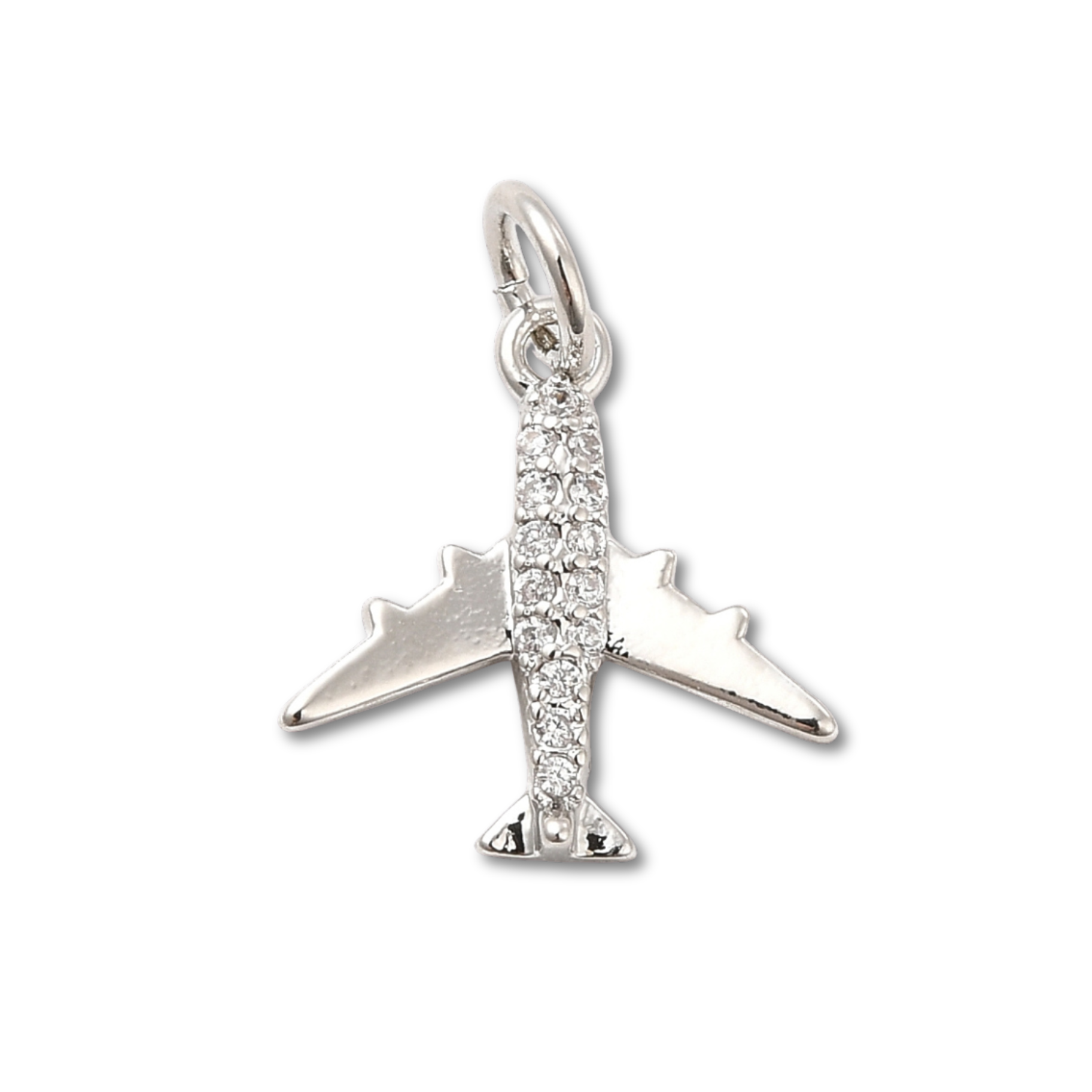 Airplane Silver Charm