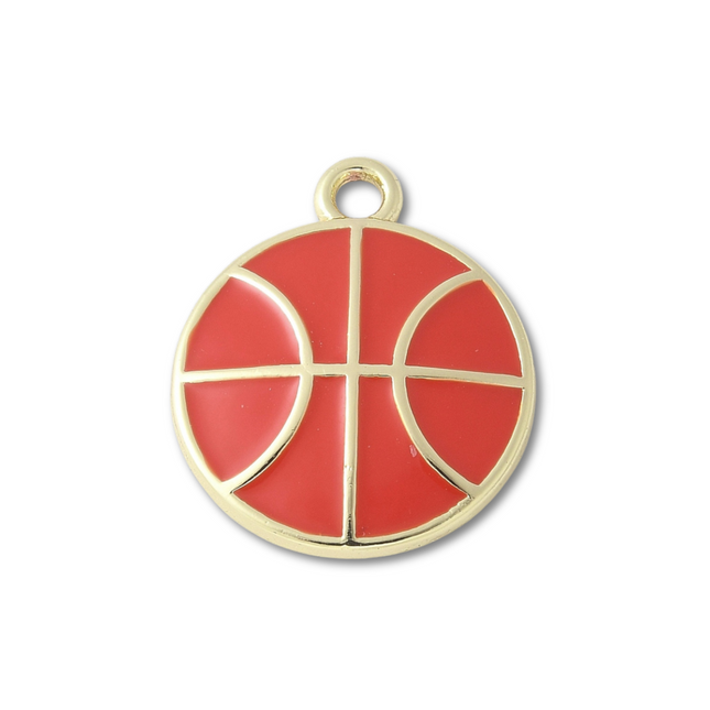 Basketball Gold Charm