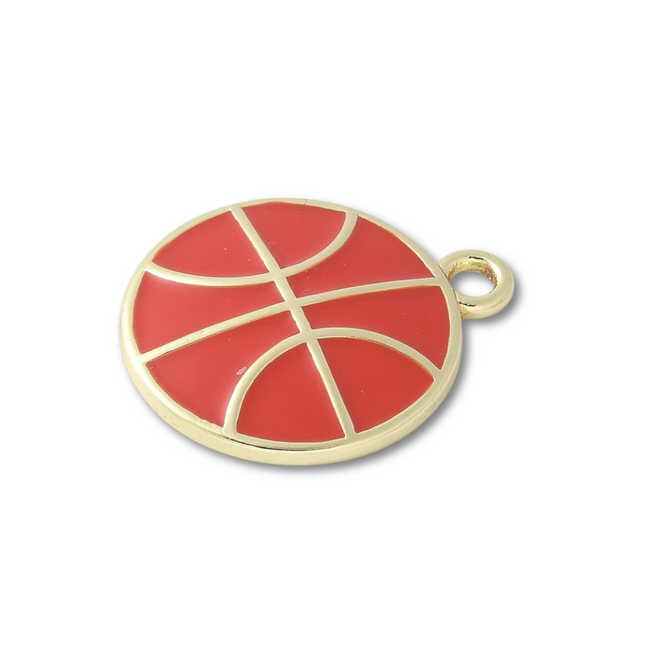 Basketball Gold Charm