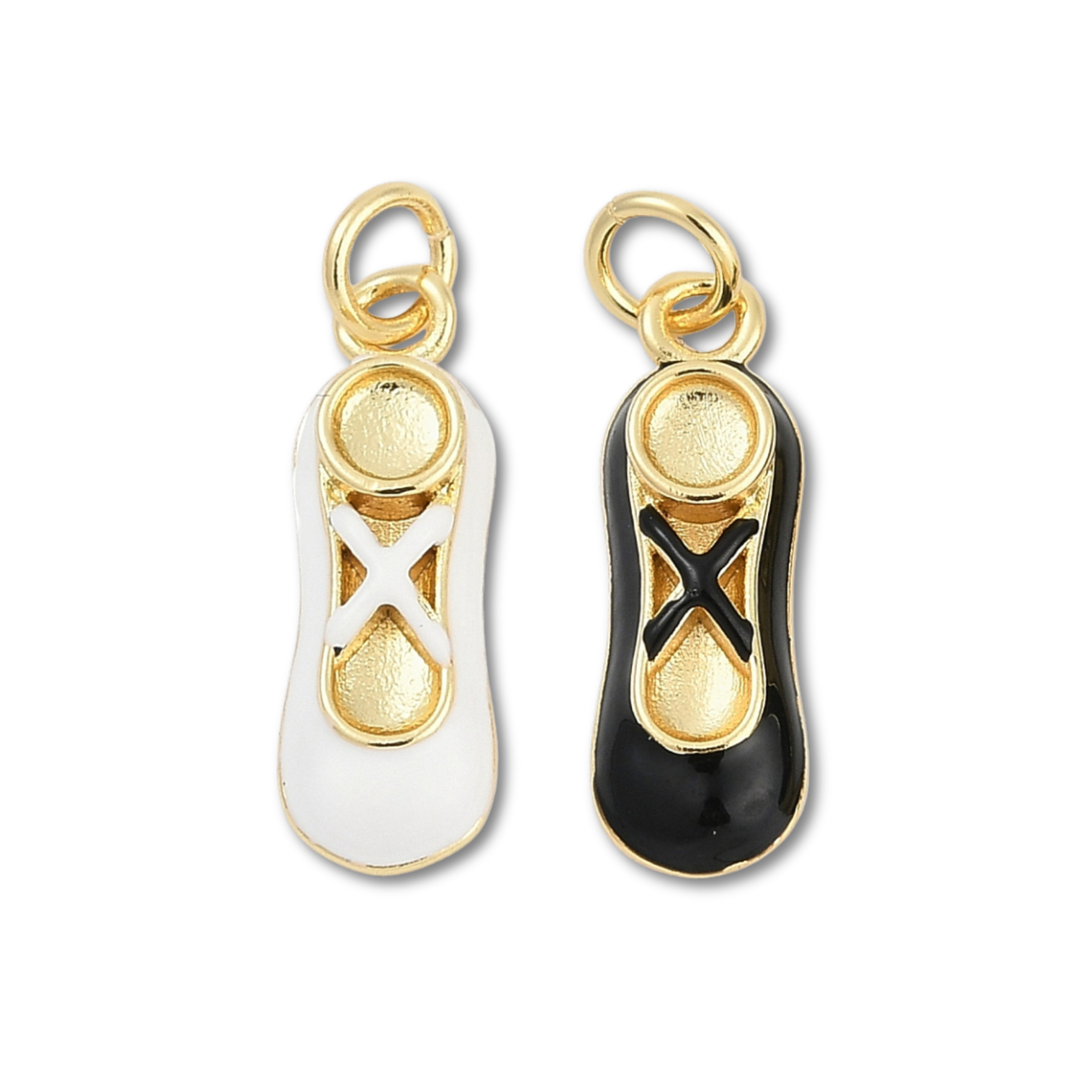 Ballet Shoe Gold Charm