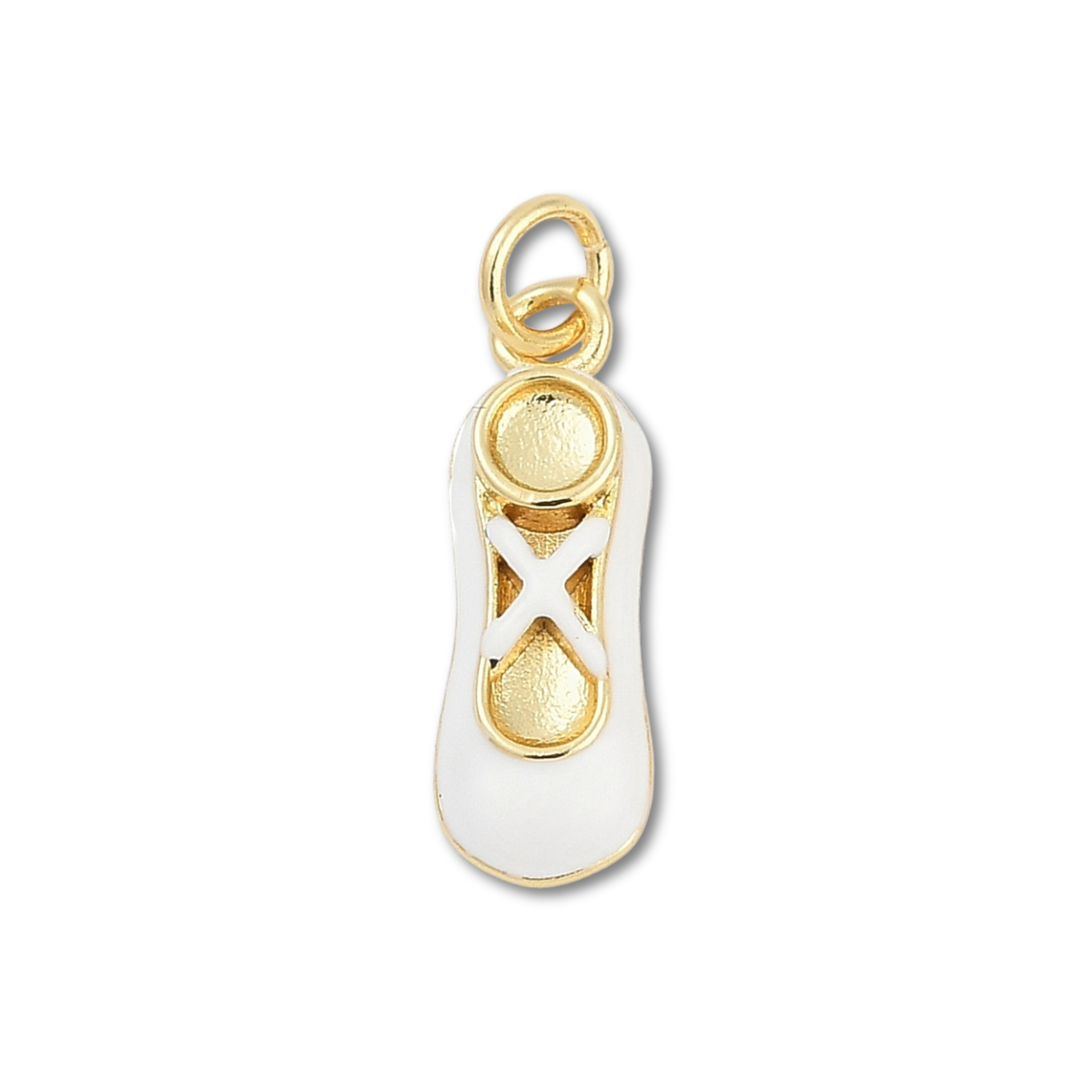 Ballet Shoe Gold Charm