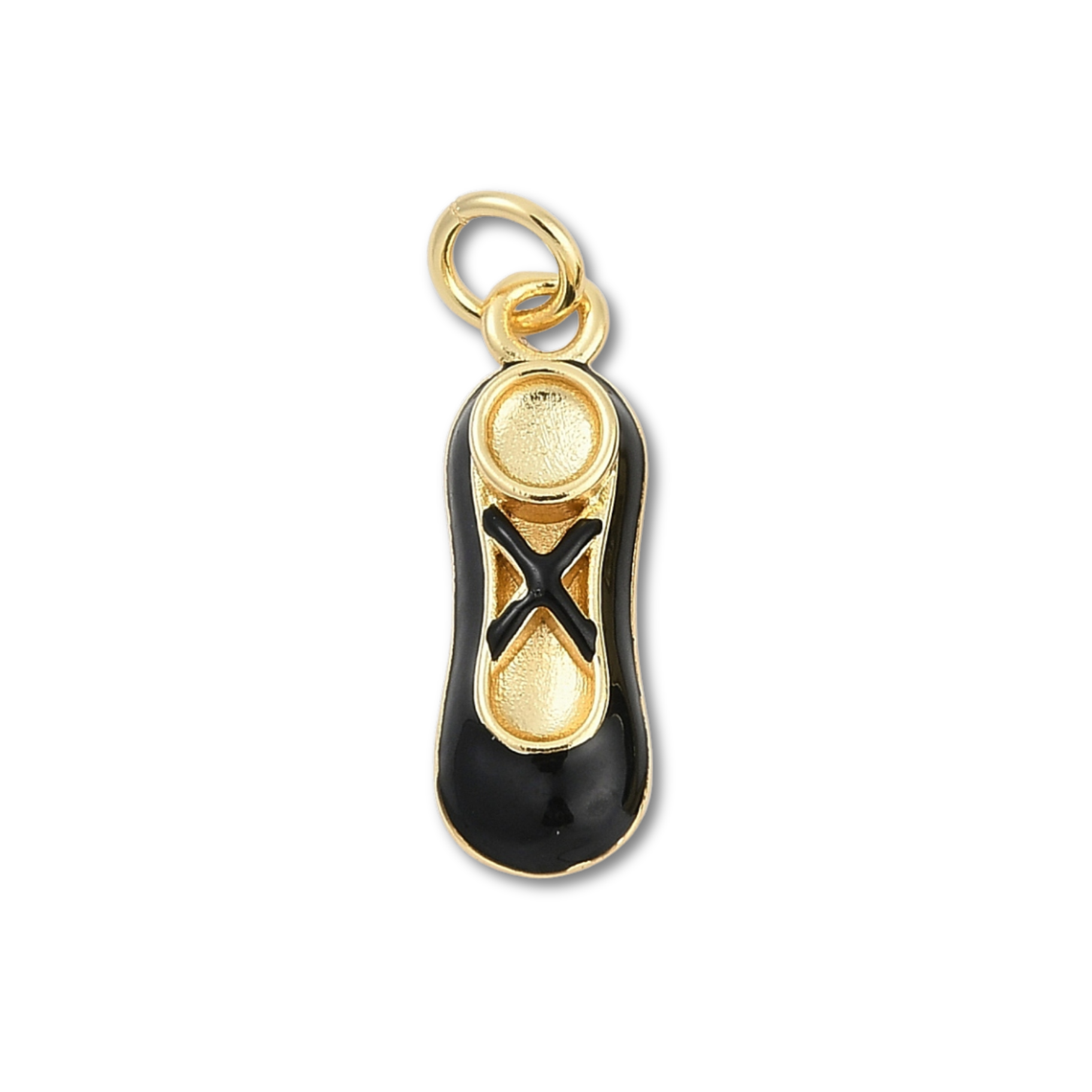 Ballet Shoe Gold Charm