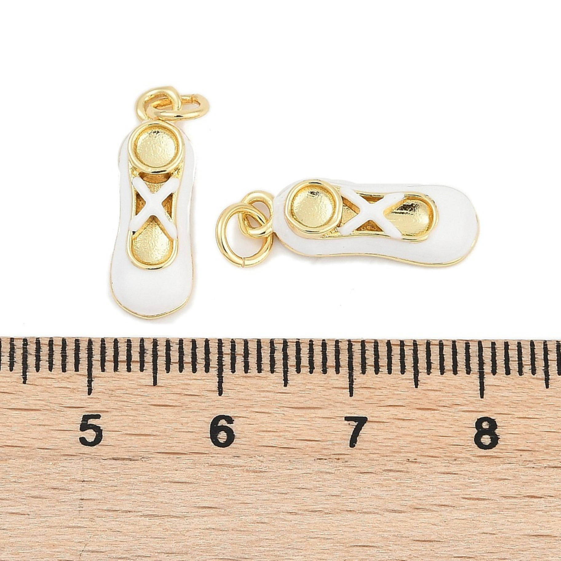 Ballet Shoe Gold Charm