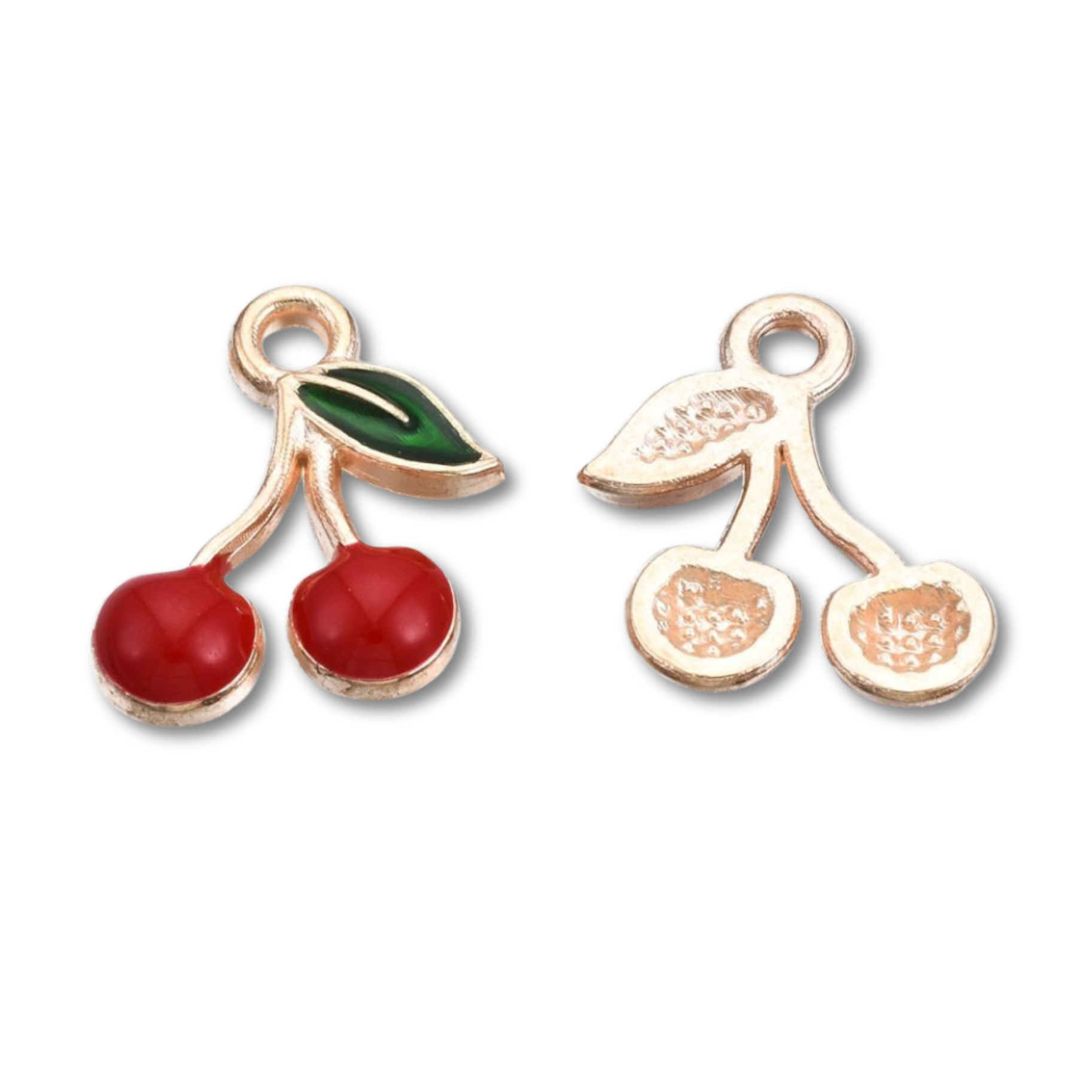 Gold Alloy Cherry Charm