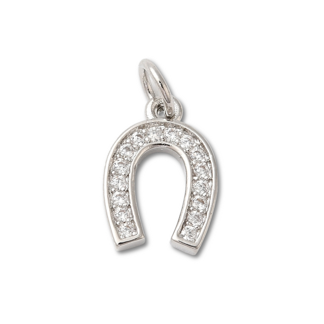 Horseshoe Silver Charm