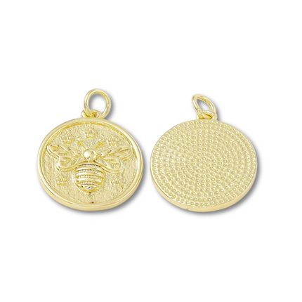 Bee Gold Charm