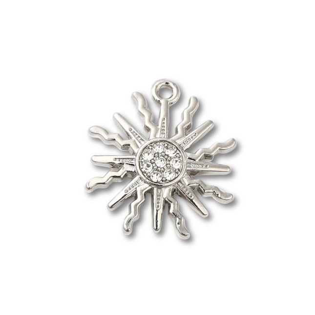 Sun Silver Charm