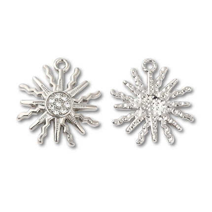 Sun Silver Charm