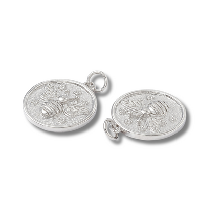 Bee Silver Charm