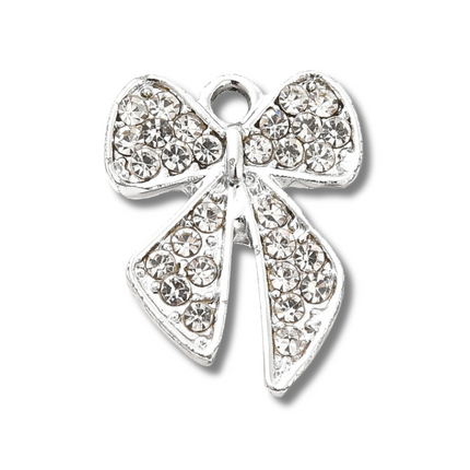 Bow Diamond Charm