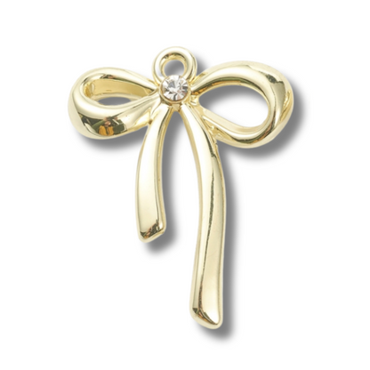 Bow Gold Charm