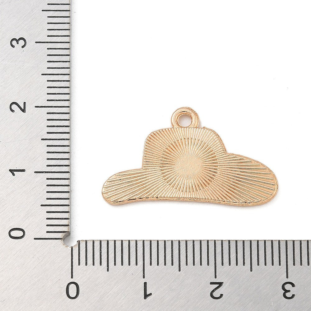 Gold Alloy Western Cowboy Charm