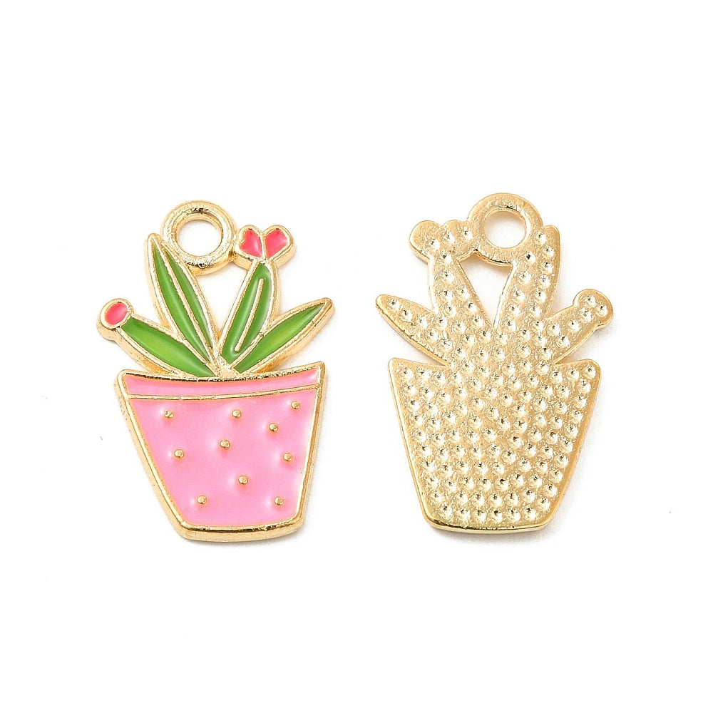 Gold Alloy Assorted Plant Charm