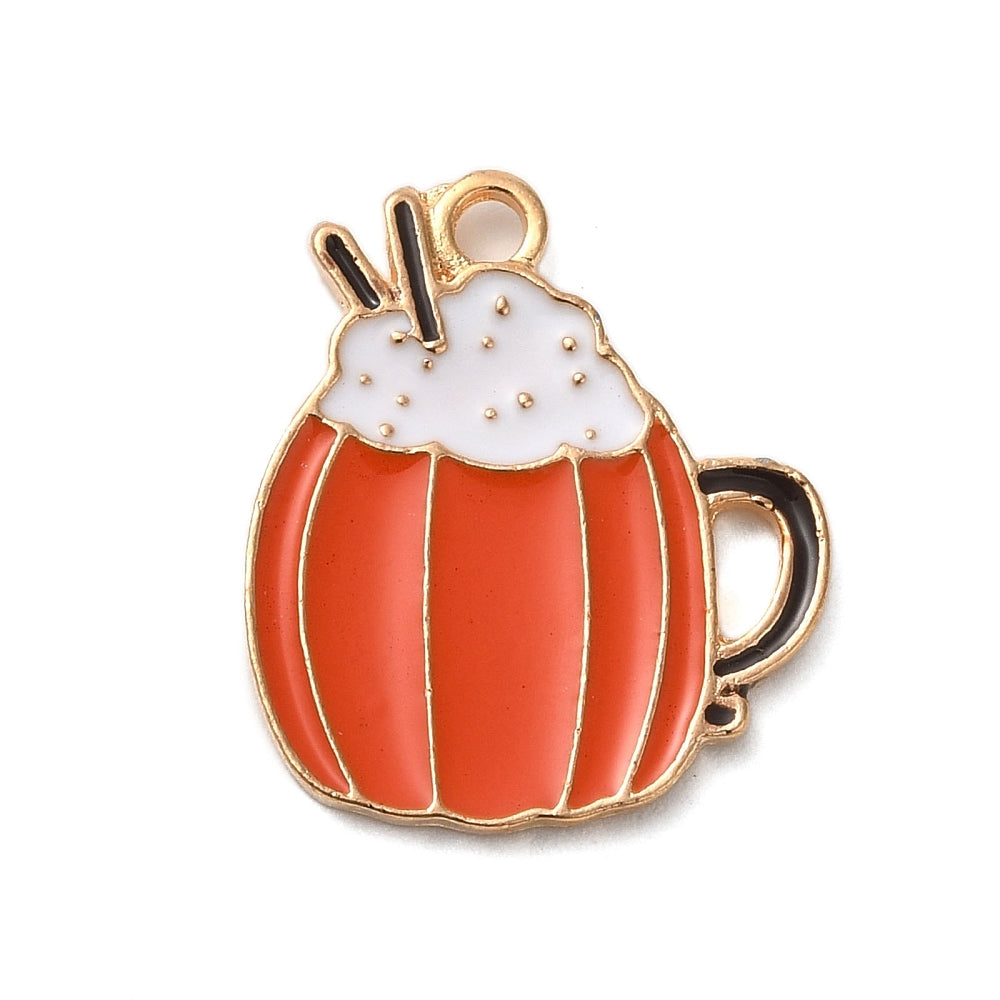 Pumpkin Spice Latte Charm