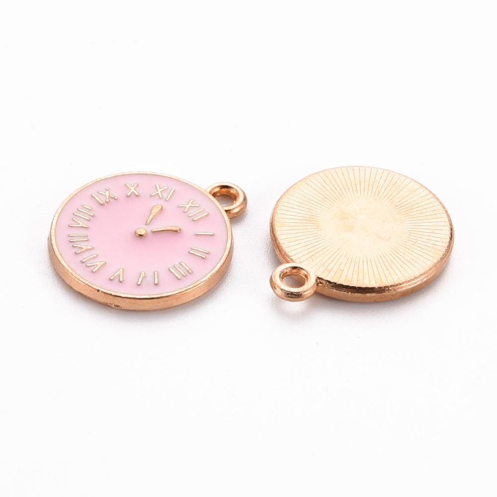 Gold Alloy Clock Charm