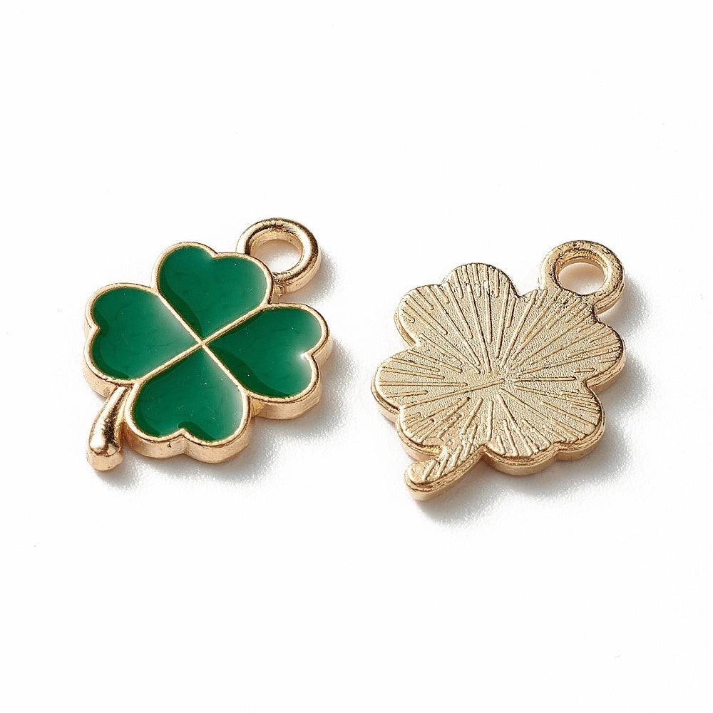 Gold Alloy Clover Charm