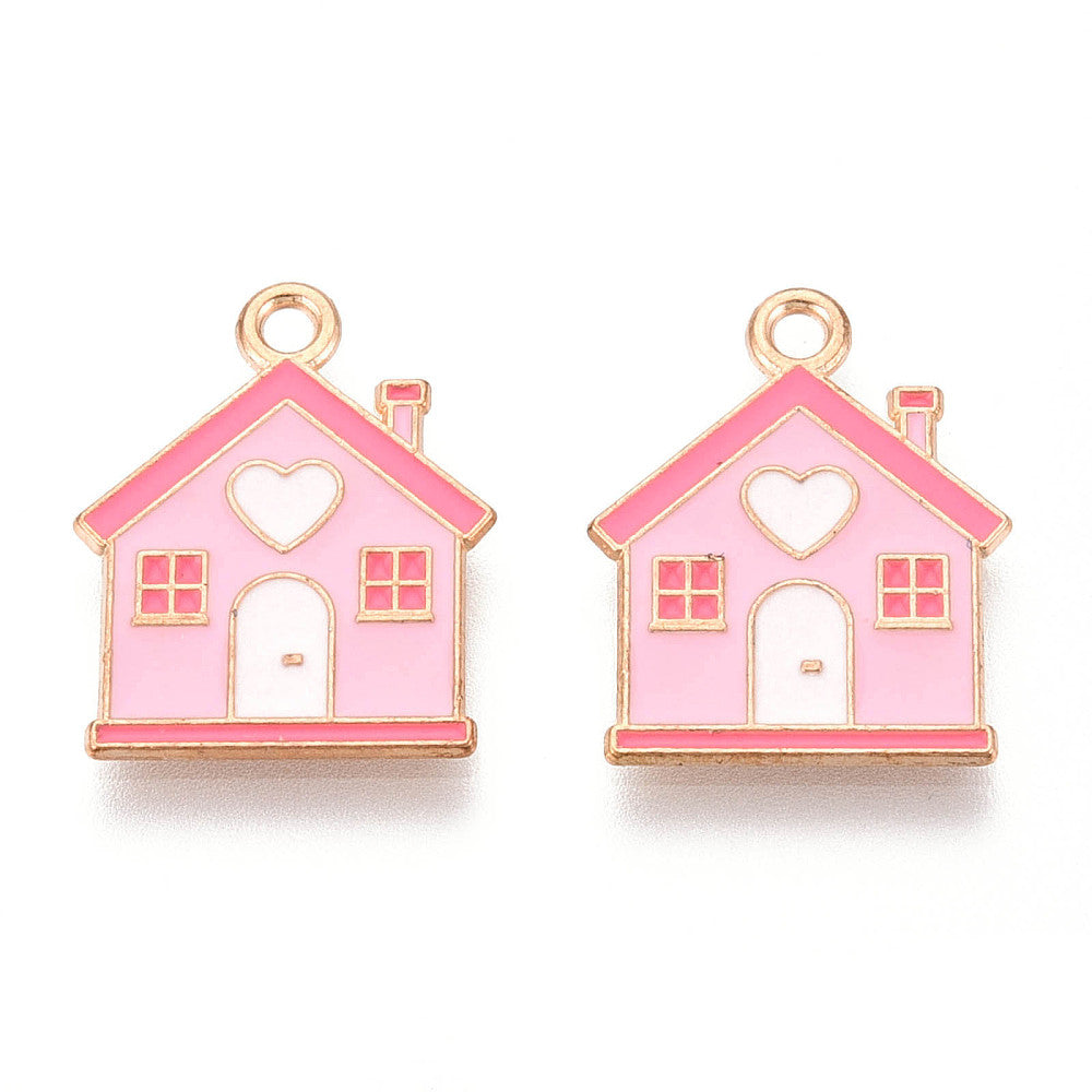 Gold Alloy House Charm