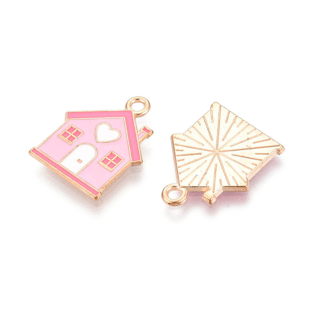 Gold Alloy House Charm