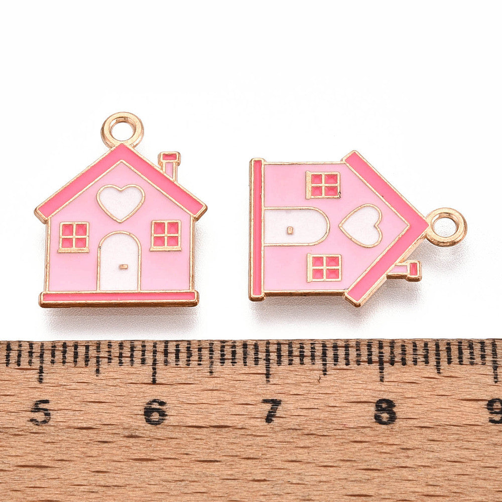 Gold Alloy House Charm