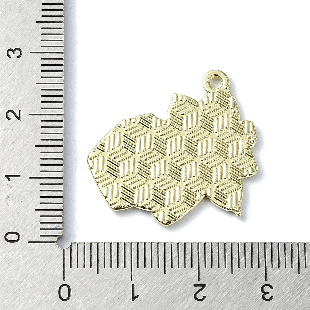Gold Alloy Cardigan Charm