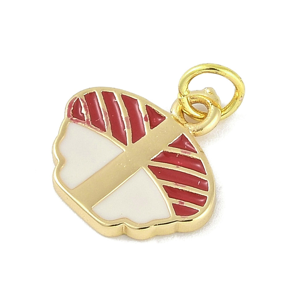 18k Gold Plated Brass Sushi Charm
