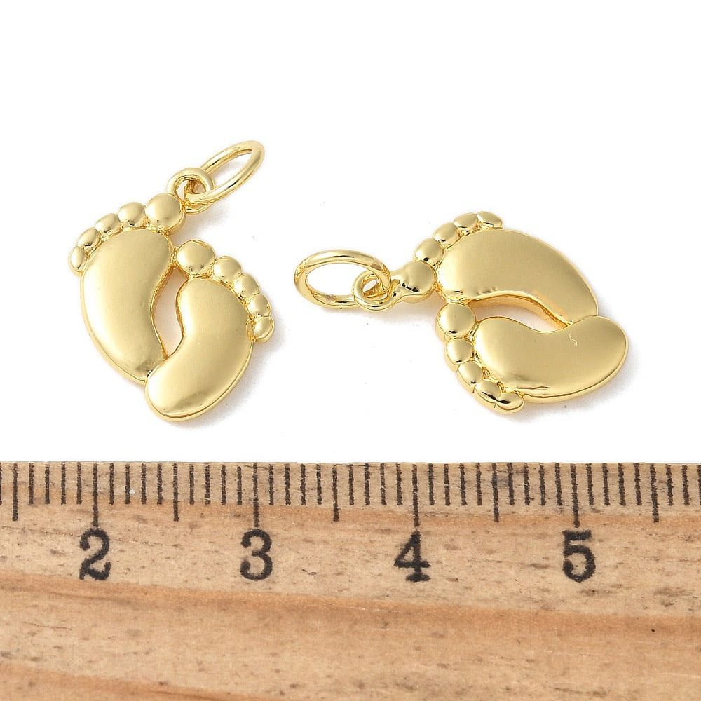 Baby Feet Gold Charm