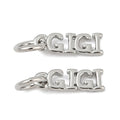 Silver Brass Gigi Charm