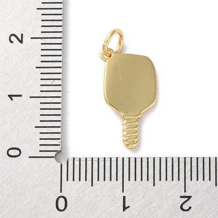 Pickleball Gold Charm