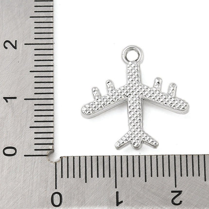 Airplane Silver Charm