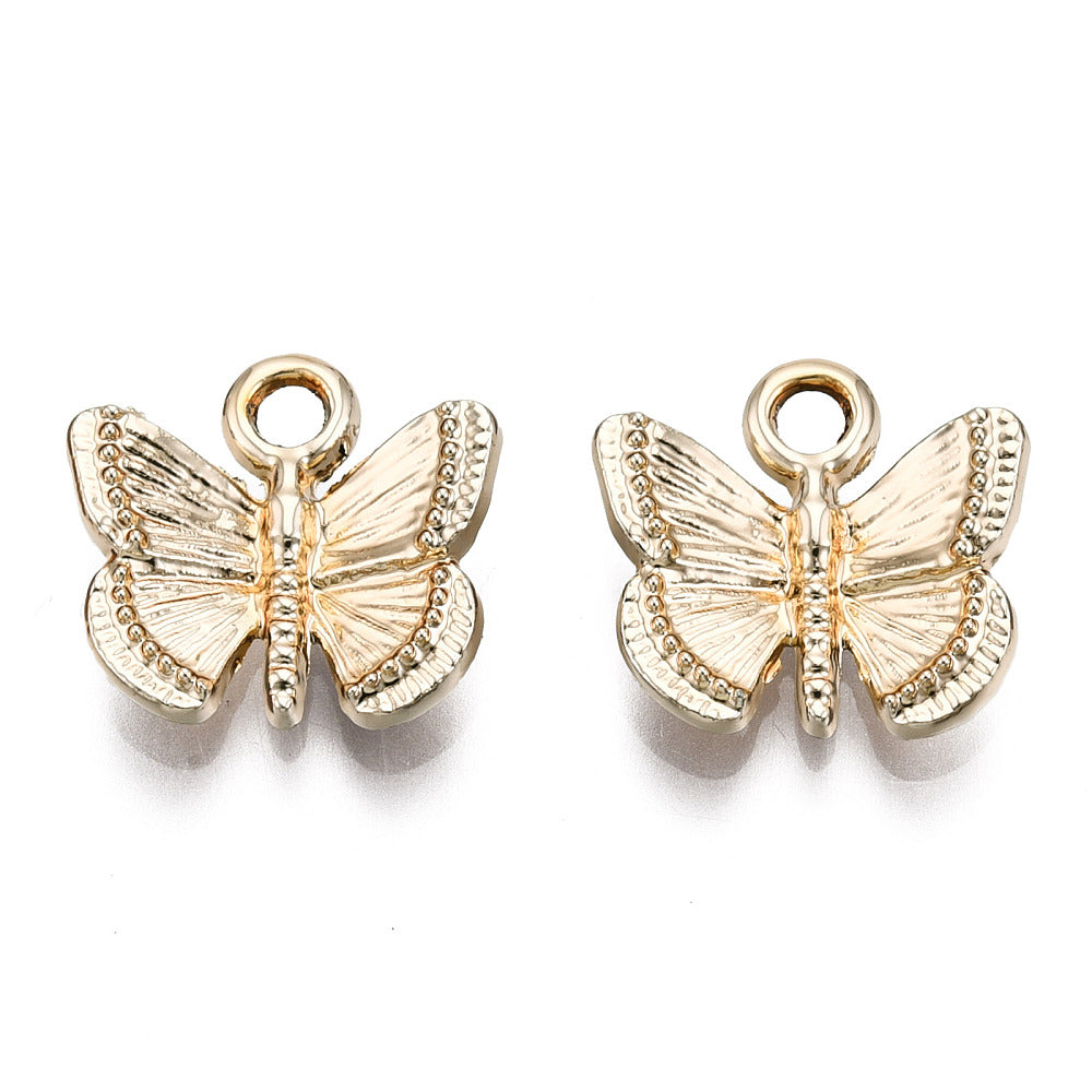 Gold Alloy Butterfly Charm