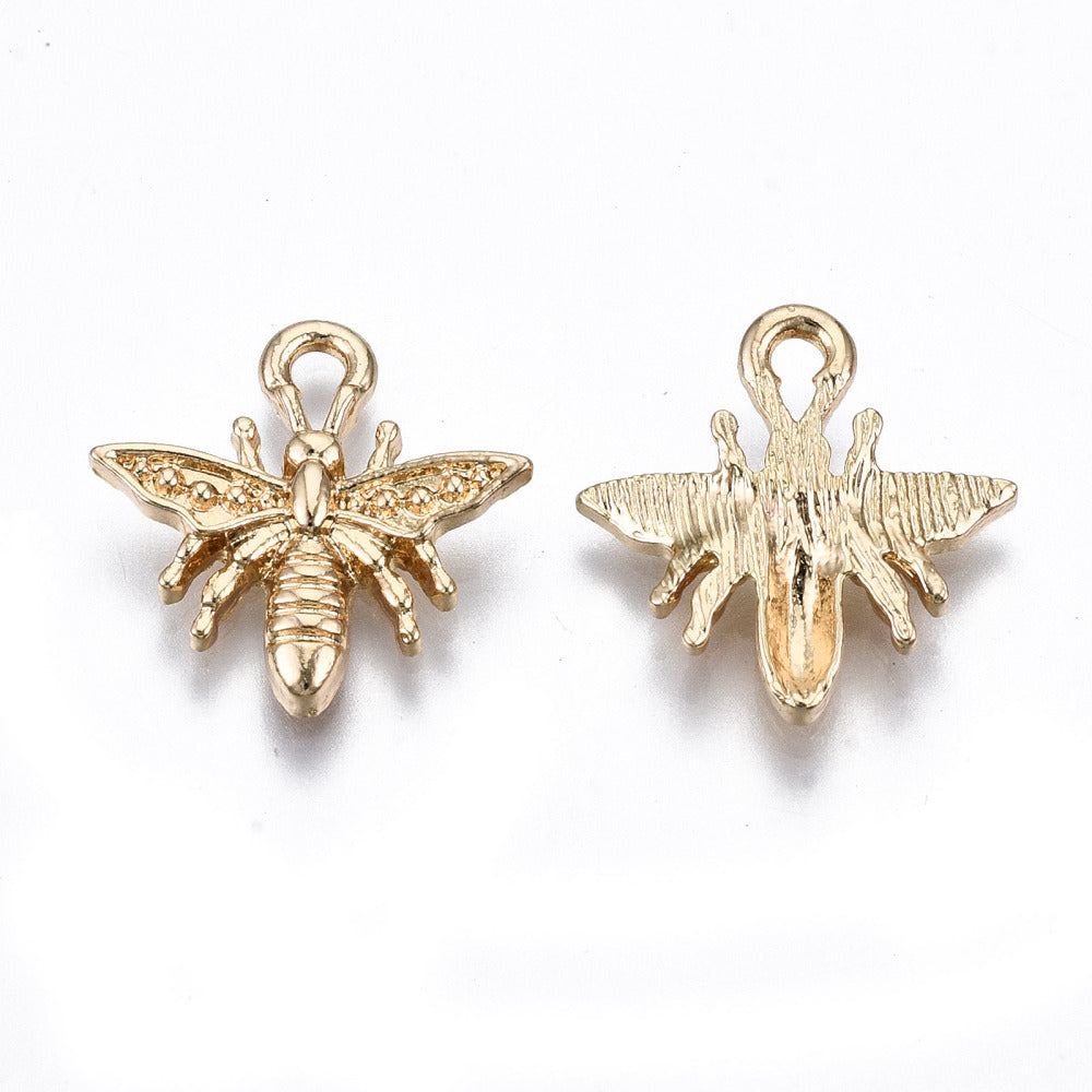 Gold Alloy Bee Charm