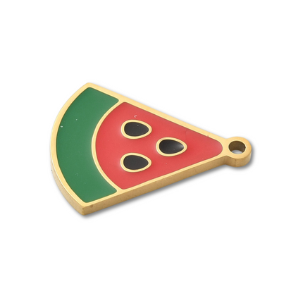 Watermelon Gold Charm