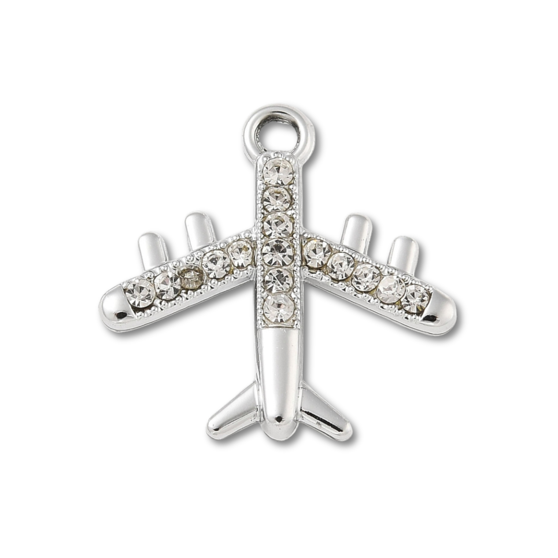 Airplane Silver Charm
