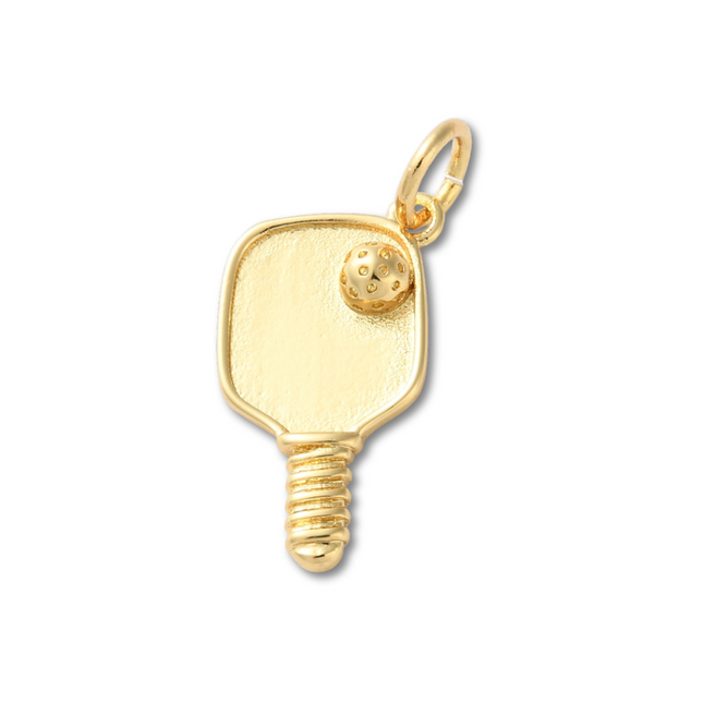 Pickleball Gold Charm