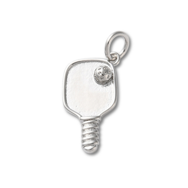Pickleball Silver Charm