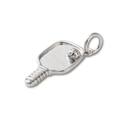 Pickleball Silver Charm